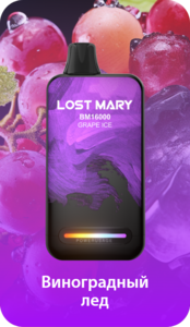 LOST MARY BM 16000 - ВИНОГРАДНЫЙ ЛЕД