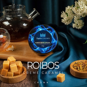 Crown Sapphire - Roibos Creme Caramel (Чай Ройбуш с Персиком и Карамелью) 25гр