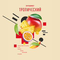 Энтузиаст - Тропический (Ананас, Манго и Маракуйя) 25гр