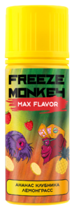 Freeze Monkey 120ml - Ананас Клубника Лемонграсс